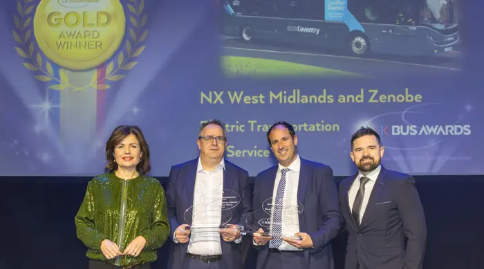 UK Bus Awards Winner NXWM And Zenobe Environmental Innovation